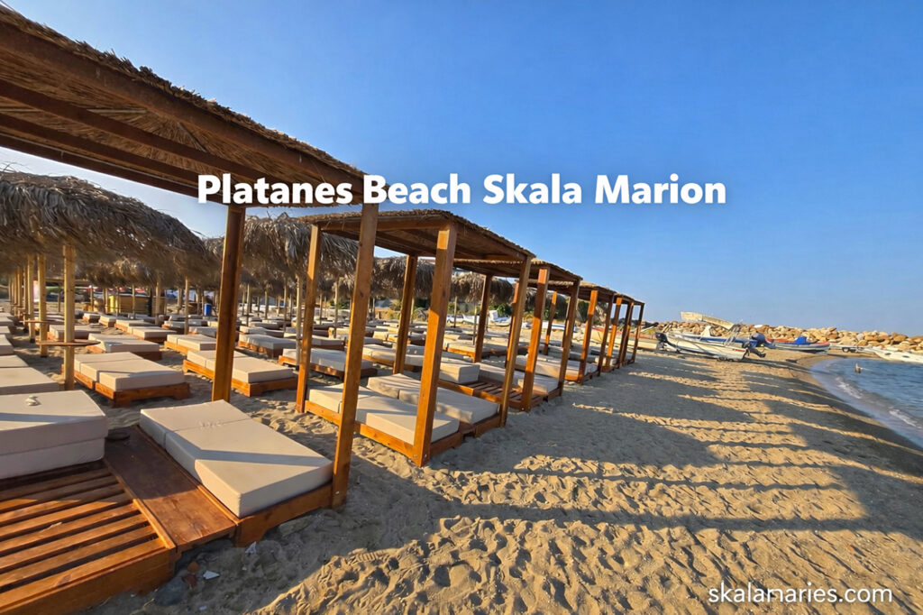Platanes Beach Skala Maries Thassos
