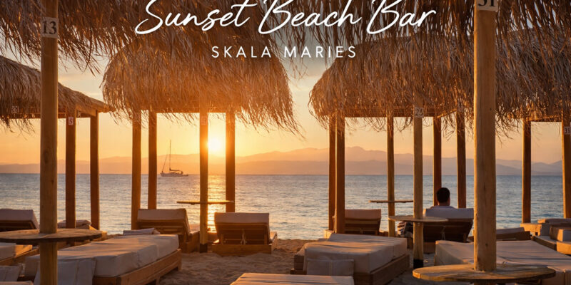 Sunset Beach Bar Skala Marion